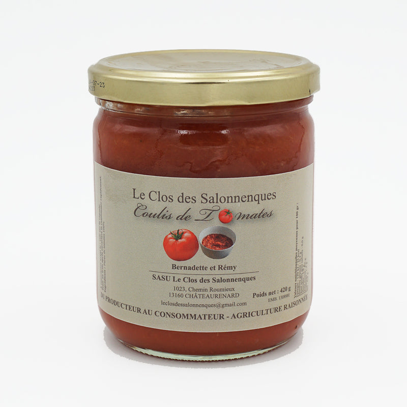Coulis de tomates de Provence - 420 gr